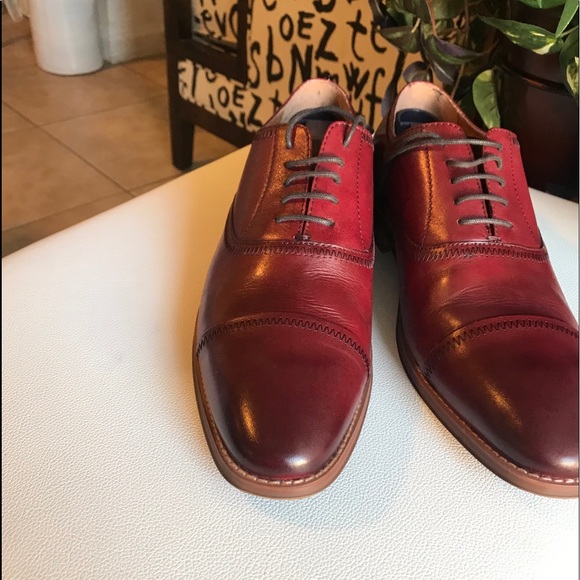 Steve Madden P- nellow burgundy Oxford 10.5 PRICE FIRM!!! - Picture 2 of 13
